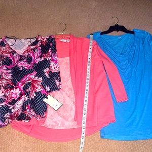3 blouses size medium